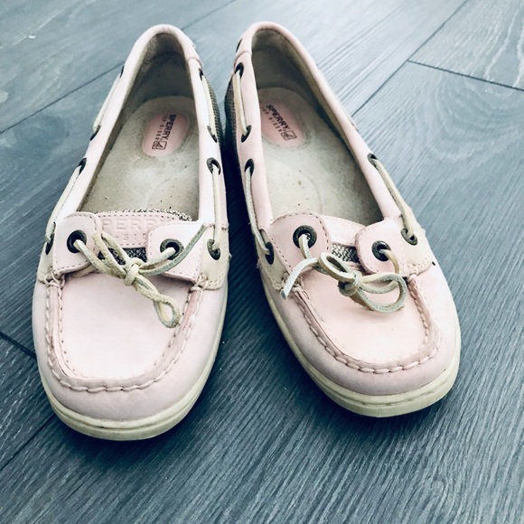 Sperry boat shoes in baby pink size 6 - Picture 2 of 3